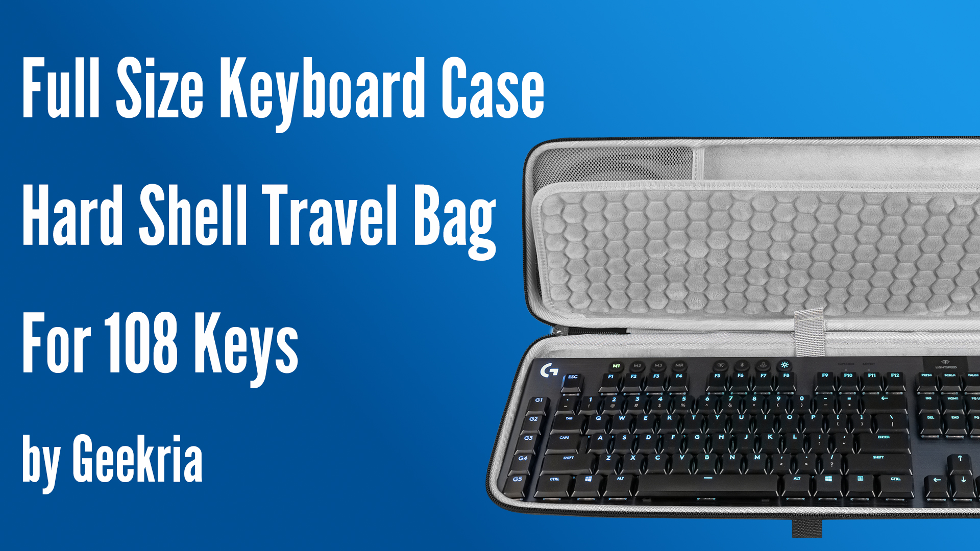 Amazon.com: Geekria Full Size Keyboard Hard Shell Case, Compatible